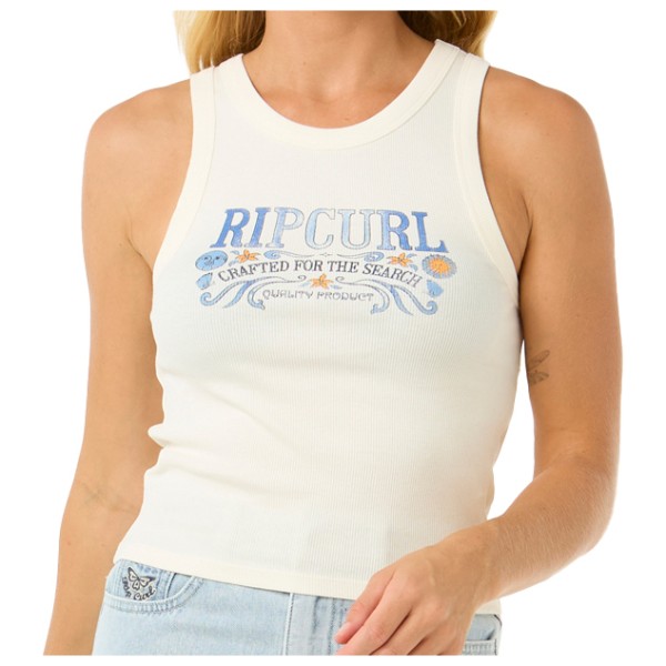 Rip Curl - Women's Luna Ribbed Tank - Top Gr XS beige/weiß Rip Curl - Women's Luna Ribbed Tank - Top Gr XS beige/weiß von Rip Curl