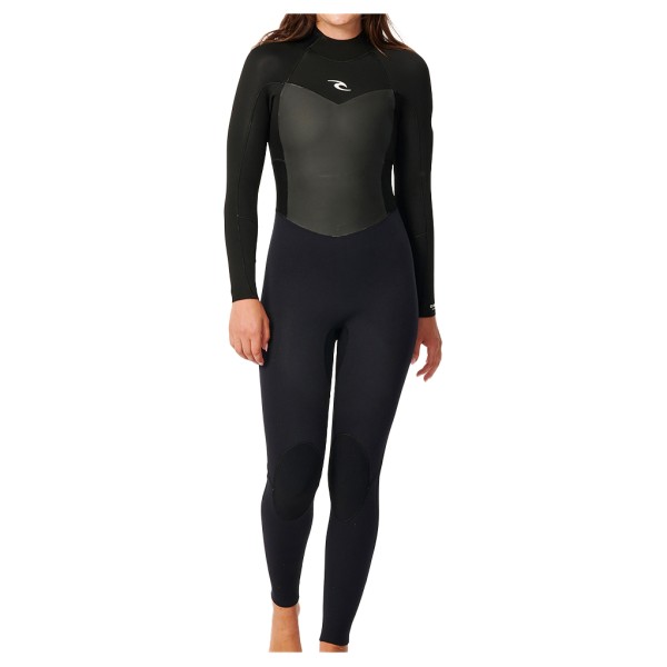 Rip Curl - Women's Omega 4/3 Steamer Back Zip - Neoprenanzug Gr 10 - Regular;12 - Regular;14 - Regular;6 - Regular;8 - Regular schwarz von Rip Curl