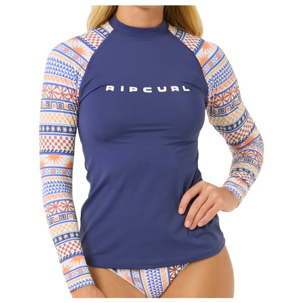 Rip Curl - Women's San Carlos L/S UPF Top - Lycra Gr XXL blau von Rip Curl