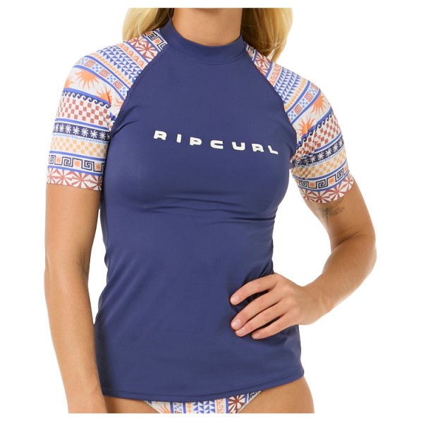 Rip Curl - Women's San Carlos S/S UPF Top - Lycra Gr XL blau von Rip Curl