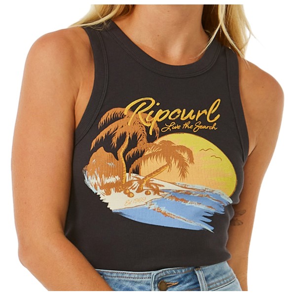 Rip Curl - Women's Sunset Ribbed Tank - Tank Top Gr L;M orange;weiß von Rip Curl