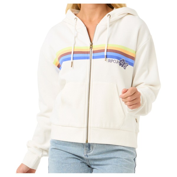 Rip Curl - Women's Surfarama Zip Thru - Pullover Gr S weiß Rip Curl - Women's Surfarama Zip Thru - Pullover Gr S weiß von Rip Curl