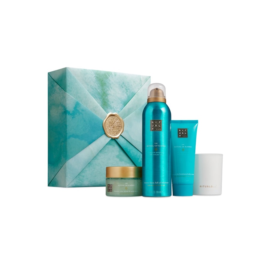 Rituals The Ritual of Karma Rituals The Ritual of Karma Lotus & White Tea Bath & Body Gift Set Medium koerperpflege 1.0 pieces von Rituals