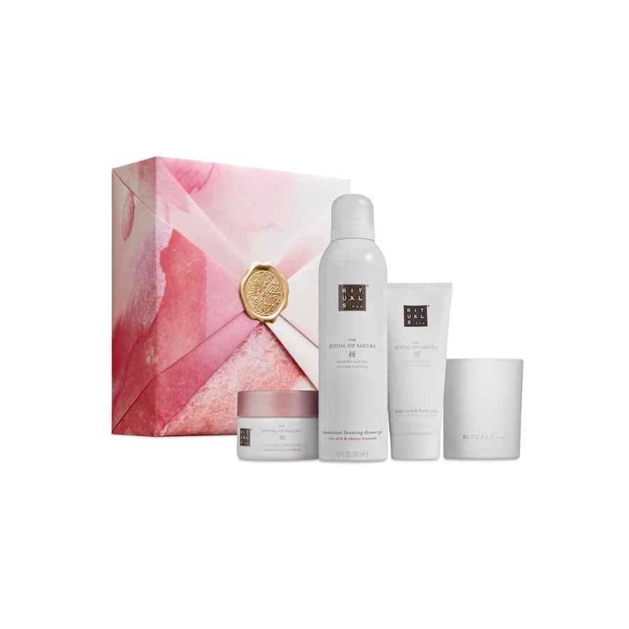 Rituals The Ritual of Sakura Rituals The Ritual of Sakura Cherry Blossom & Rice Milk Bath & Body Gift Set Medium koerperpflege 1.0 pieces von Rituals