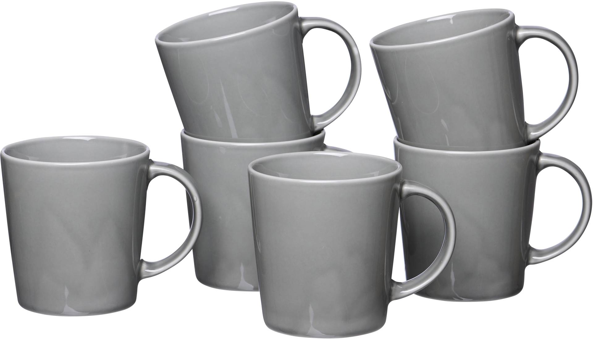 Ritzenhoff & Breker Becher »Malmö«, (Set, 6 tlg., 6 Kaffeebecher (400 ml, 10 cm hoch, 9,5 cm Durchmesser), 400 ml, 6-teilig von Ritzenhoff & Breker