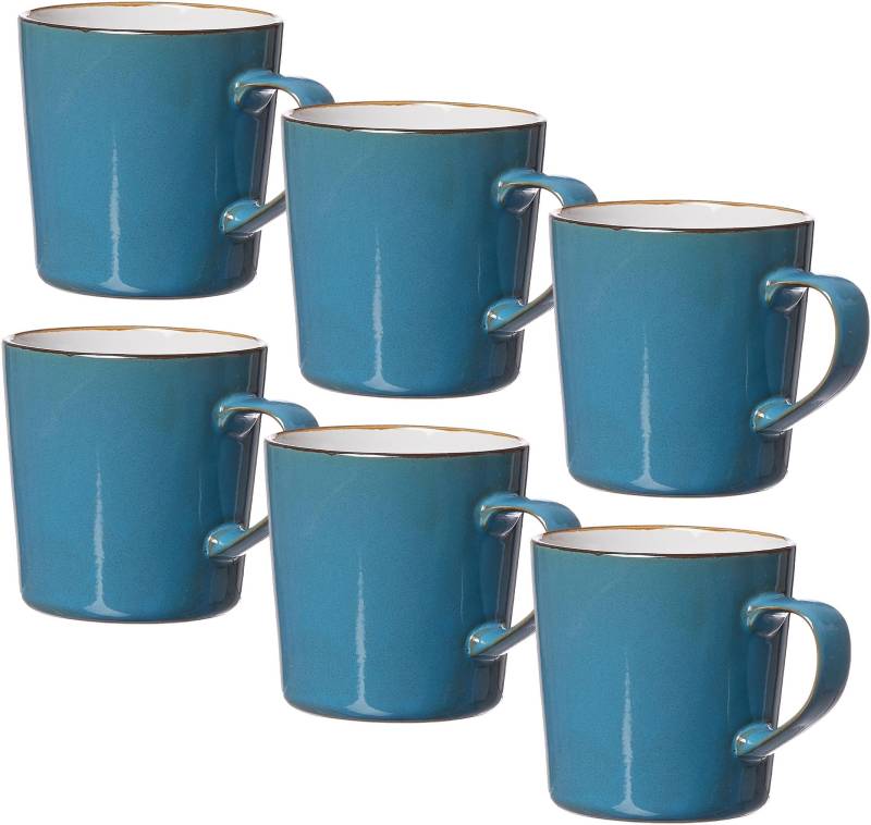 Ritzenhoff & Breker Becher »Kaffeebecher-Set Visby 6tlg, Weiss«, (Set, 6 tlg., Das Set besteht aus 6 Kaffeebechern), 6-teilig von Ritzenhoff & Breker