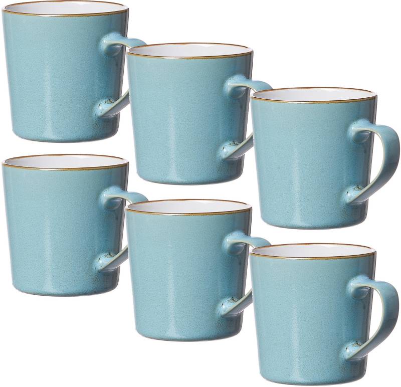 Ritzenhoff & Breker Becher »Kaffeebecher-Set Visby 6tlg, Weiss«, (Set, 6 tlg., Das Set besteht aus 6 Kaffeebechern), 6-teilig von Ritzenhoff & Breker