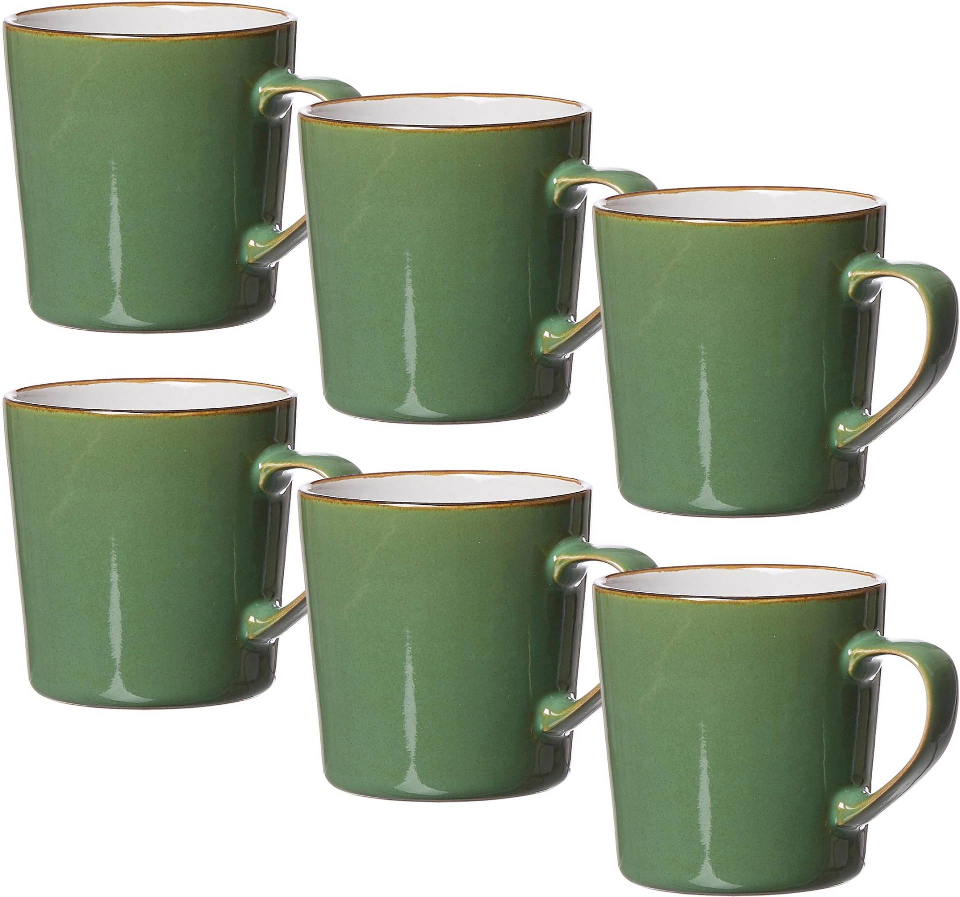 Ritzenhoff & Breker Becher »Kaffeebecher-Set Visby 6tlg, Weiss«, (Set, 6 tlg., Das Set besteht aus 6 Kaffeebechern), 6-teilig von Ritzenhoff & Breker