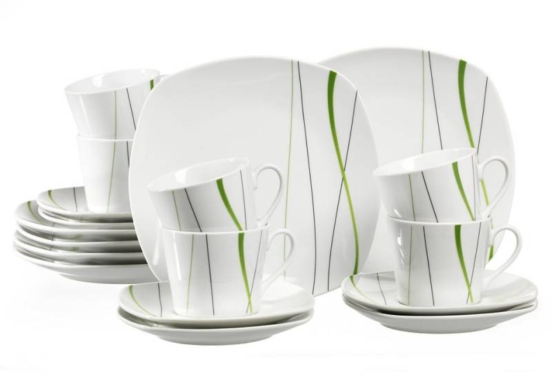 Ritzenhoff & Breker Kaffeeservice »Geschirr-Set, Service GRACE«, (Set, 18 tlg.), 18 Teile, für 6 Personen von Ritzenhoff & Breker