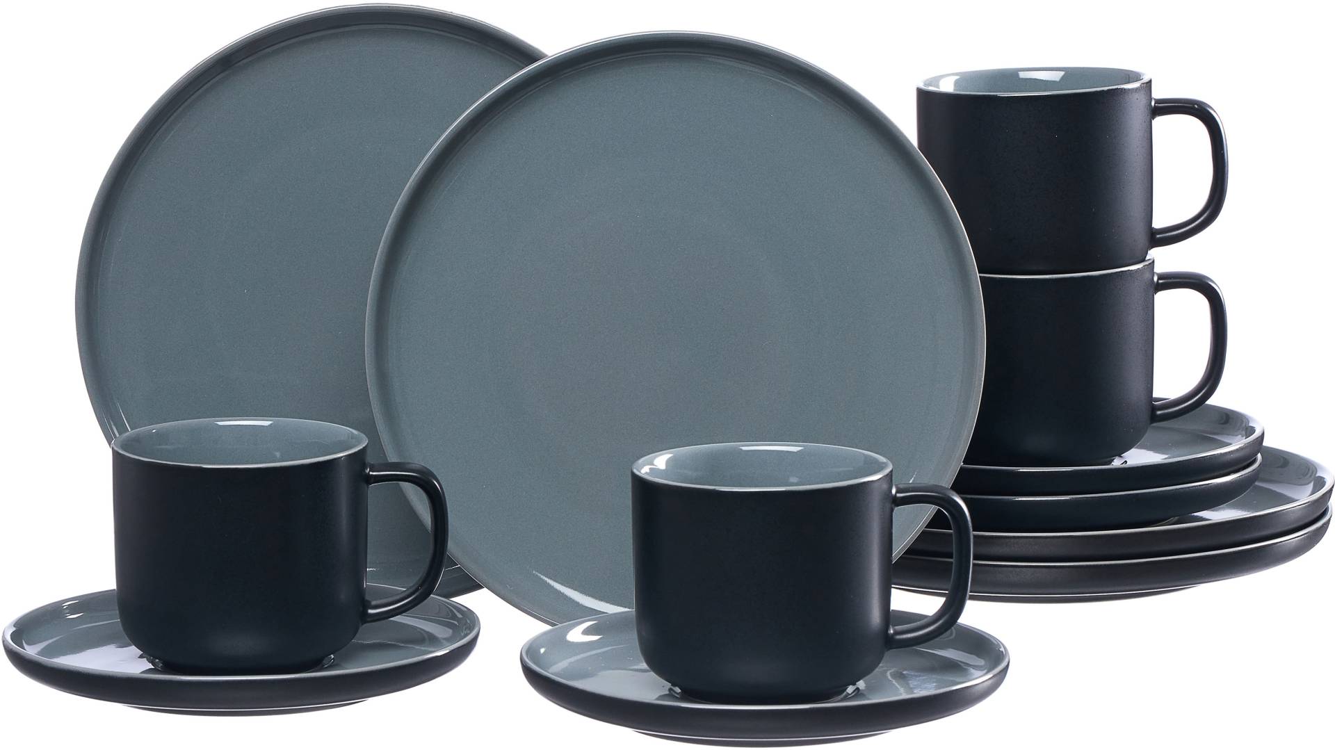 Ritzenhoff & Breker Kaffeeservice »Geschirr-Set, Service Jasper«, (Set, 12 tlg.), Scandic Style, 12 Teile, für 4 Personen von Ritzenhoff & Breker