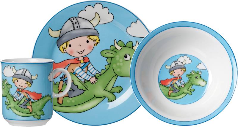 Ritzenhoff & Breker Kindergeschirr-Set »Drache«, (Set, 3 tlg.), 3 Teile, für 1 Person von Ritzenhoff & Breker