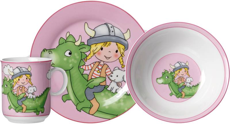 Ritzenhoff & Breker Kindergeschirr-Set »Drache«, (Set, 3 tlg.), 3 Teile, für 1 Person von Ritzenhoff & Breker