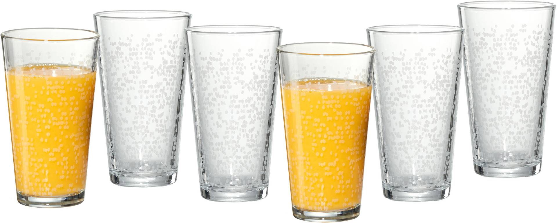 Ritzenhoff & Breker Longdrinkglas »Happy, Raindrops«, (Set, 6 tlg., 6 Longdrinkgläser, je 400 ml), 400 ml, 6-teilig von Ritzenhoff & Breker