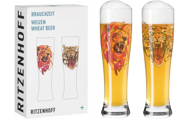 Ritzenhoff Bierglas »Brauchzeit No 21/22. 646 ml, 2 Stück, Transparent« von Ritzenhoff