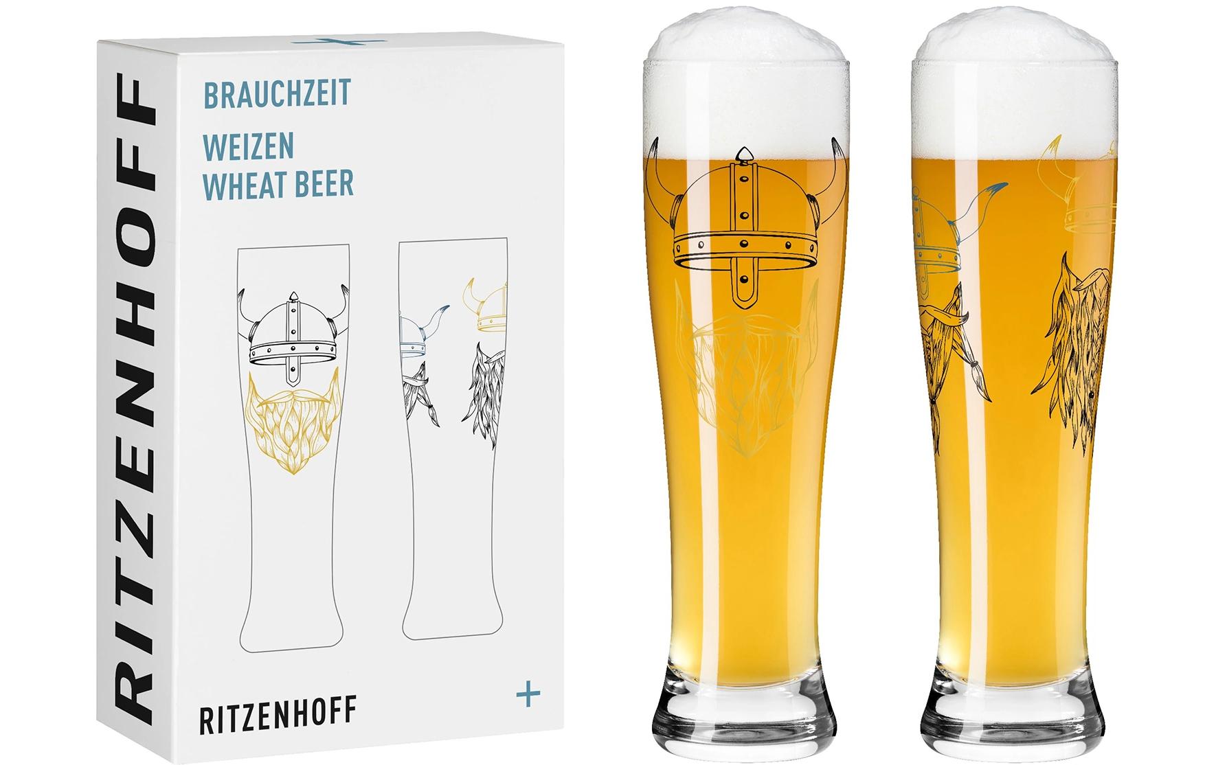 Ritzenhoff Bierglas »Brauchzeit No.17 und 18 646 ml, 1 Stück«, (2 tlg.) von Ritzenhoff