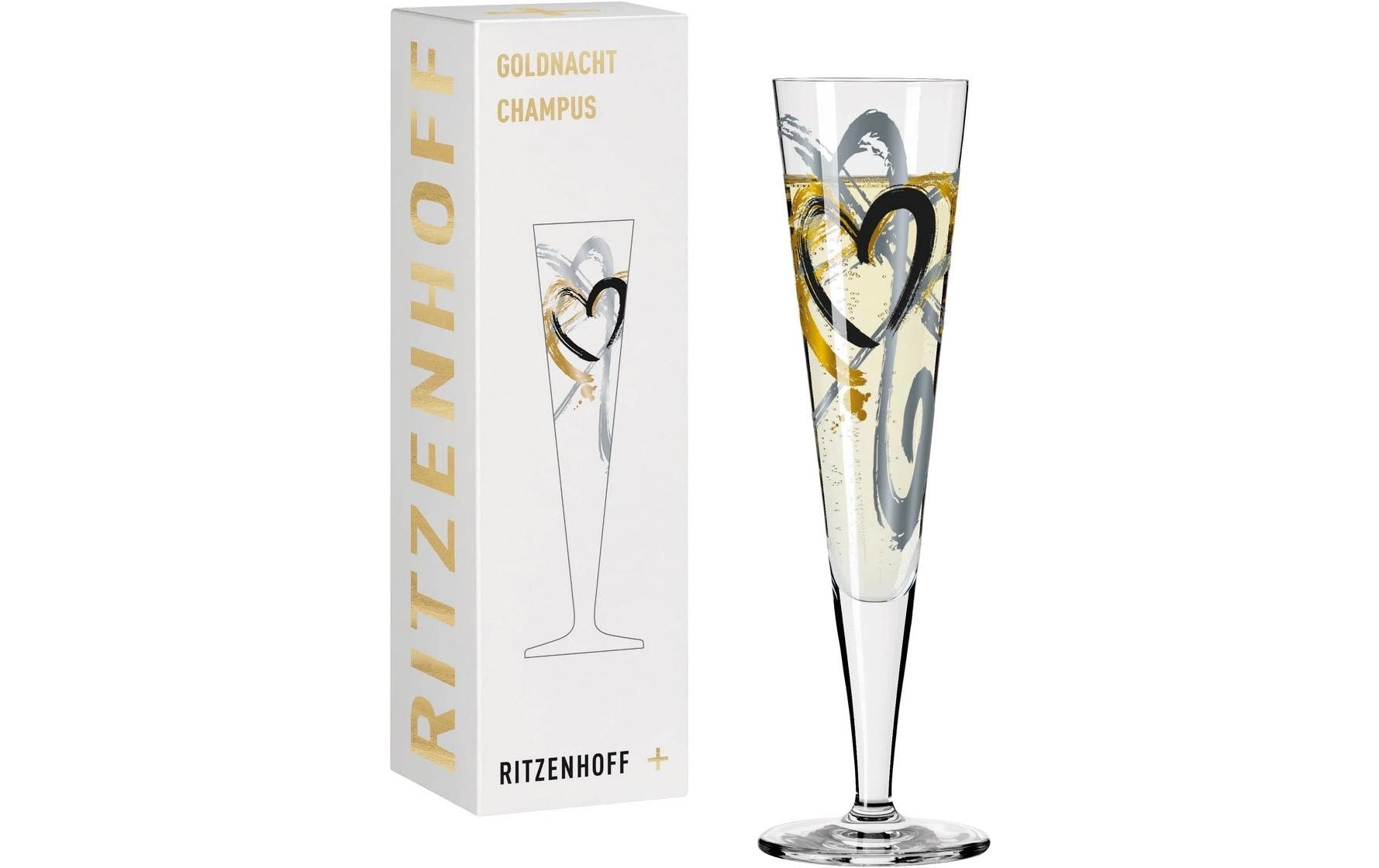 Ritzenhoff Champagnerglas »Goldfarbennacht No 1. 205 ml, 1 Stück« von Ritzenhoff