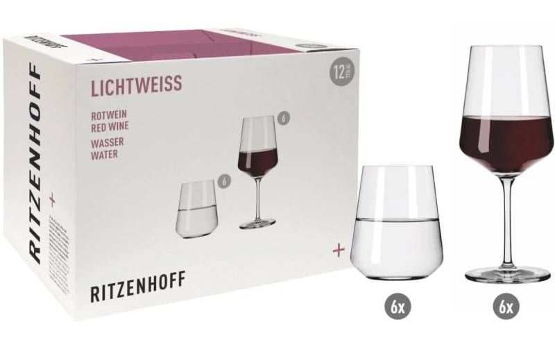 Ritzenhoff Weinglas »Lichtweiss Julie No 2. 1050 ml, 12 Stück« von Ritzenhoff