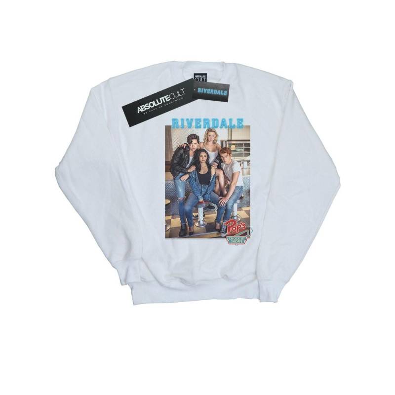 Pops Group Photo Sweatshirt Herren Weiss 3XL von Riverdale