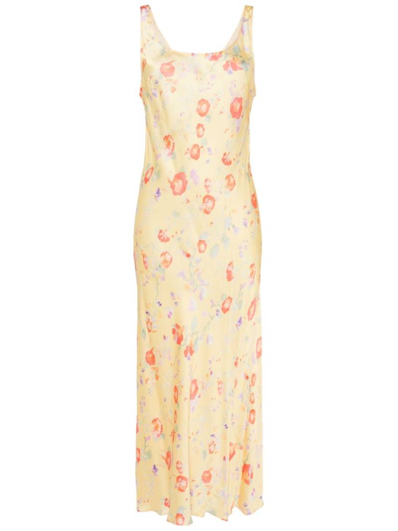 Rixo Bondi floral-print midi dress - Yellow von Rixo