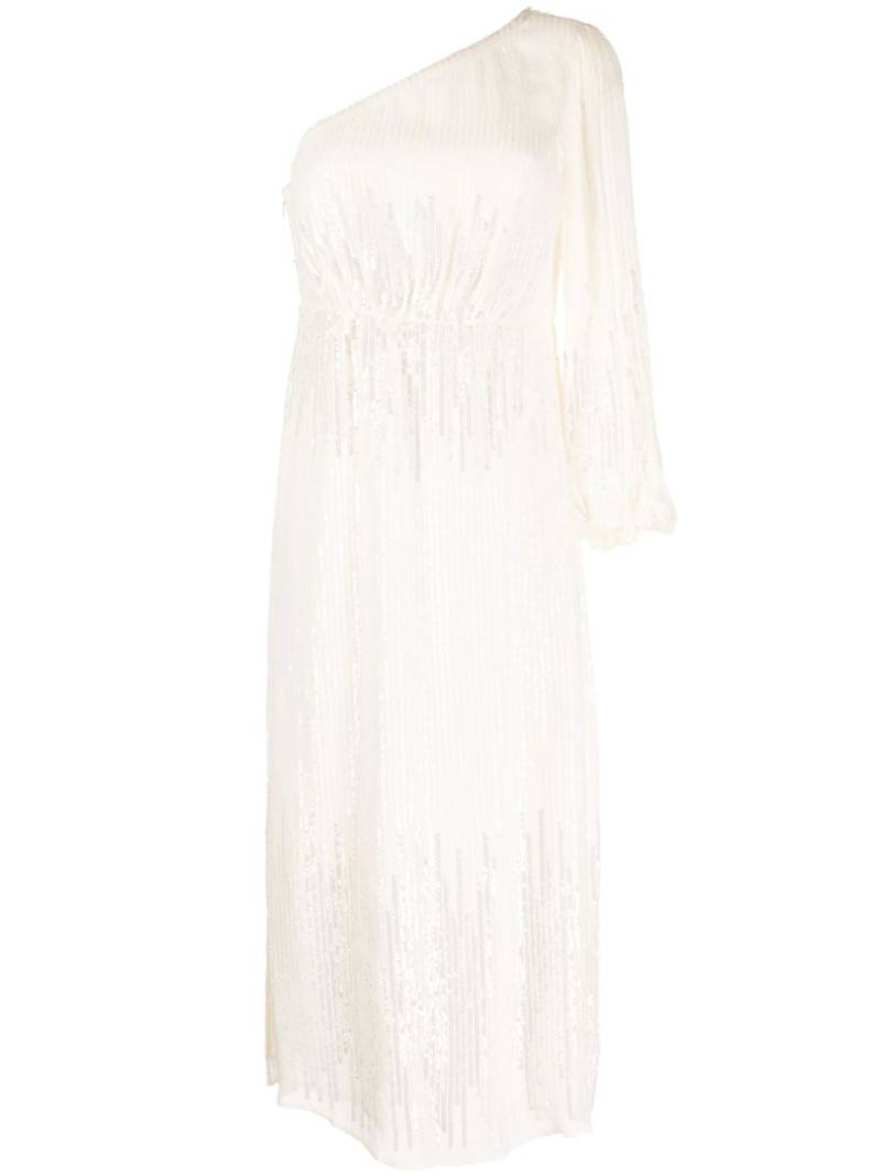 Rixo Bradshaw one-shoulder sequined dress - Neutrals von Rixo