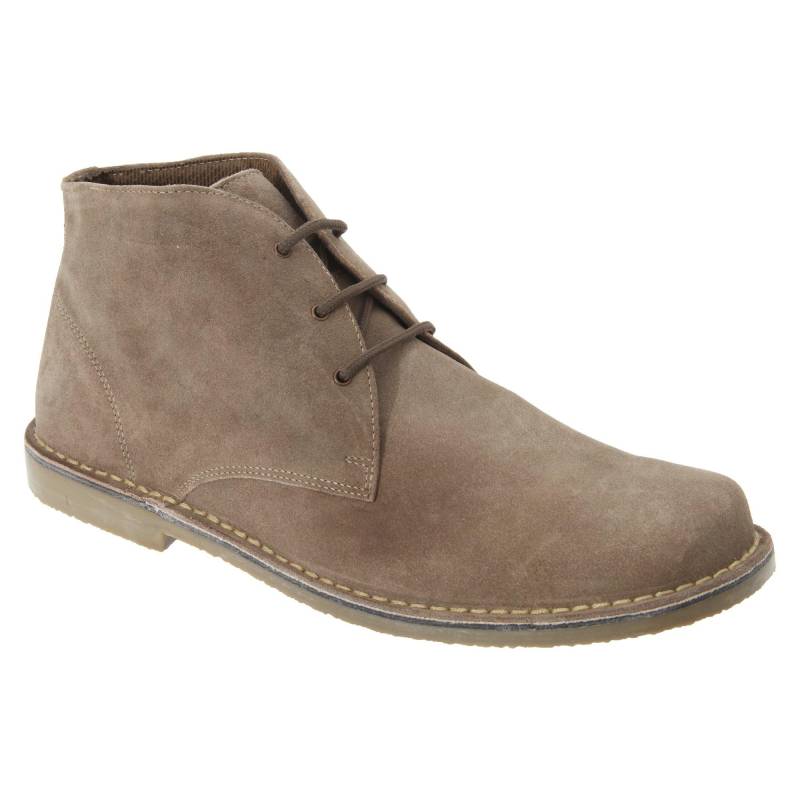 Roamers - Wildleder Wüsten Schuhe, für Herren, Sand, Größe 43 von Roamers