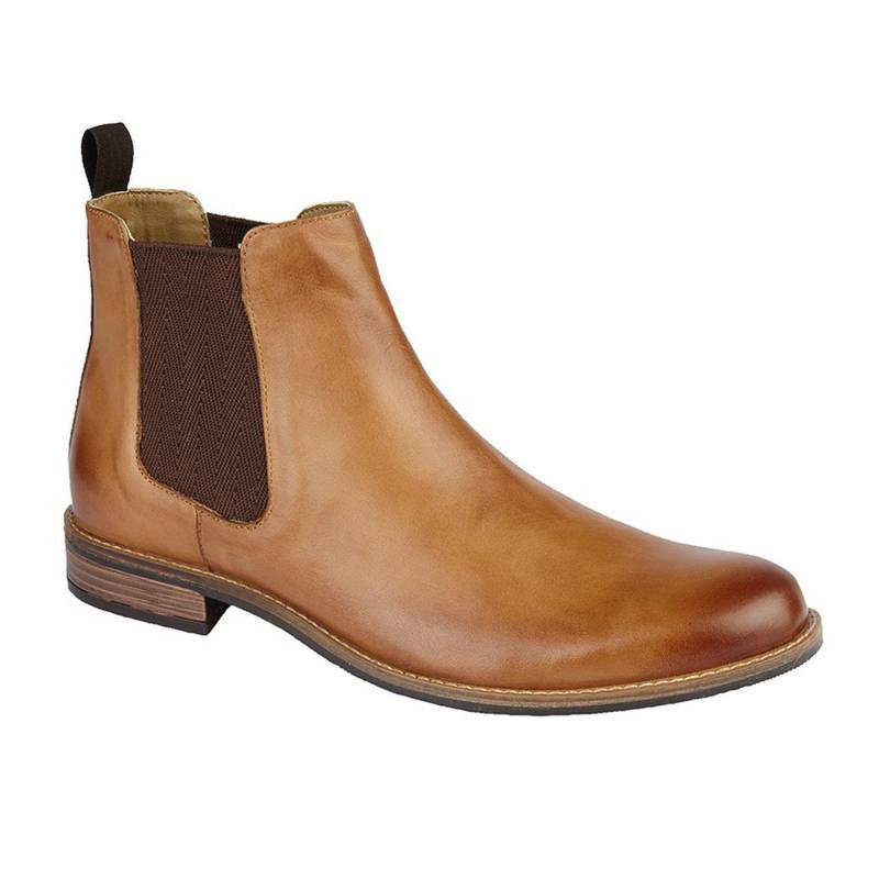 Leder Stiefeletten Herren Tan 43 von Roamers