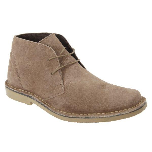 Schnürschuhe Schnürhalbschuhe Desertboots, Wildleder Herren Sand 44.5 von Roamers