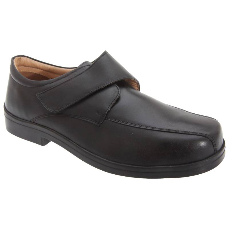 Tramline Schuhe Xxx, Extra Breit Herren Schwarz 47 von Roamers