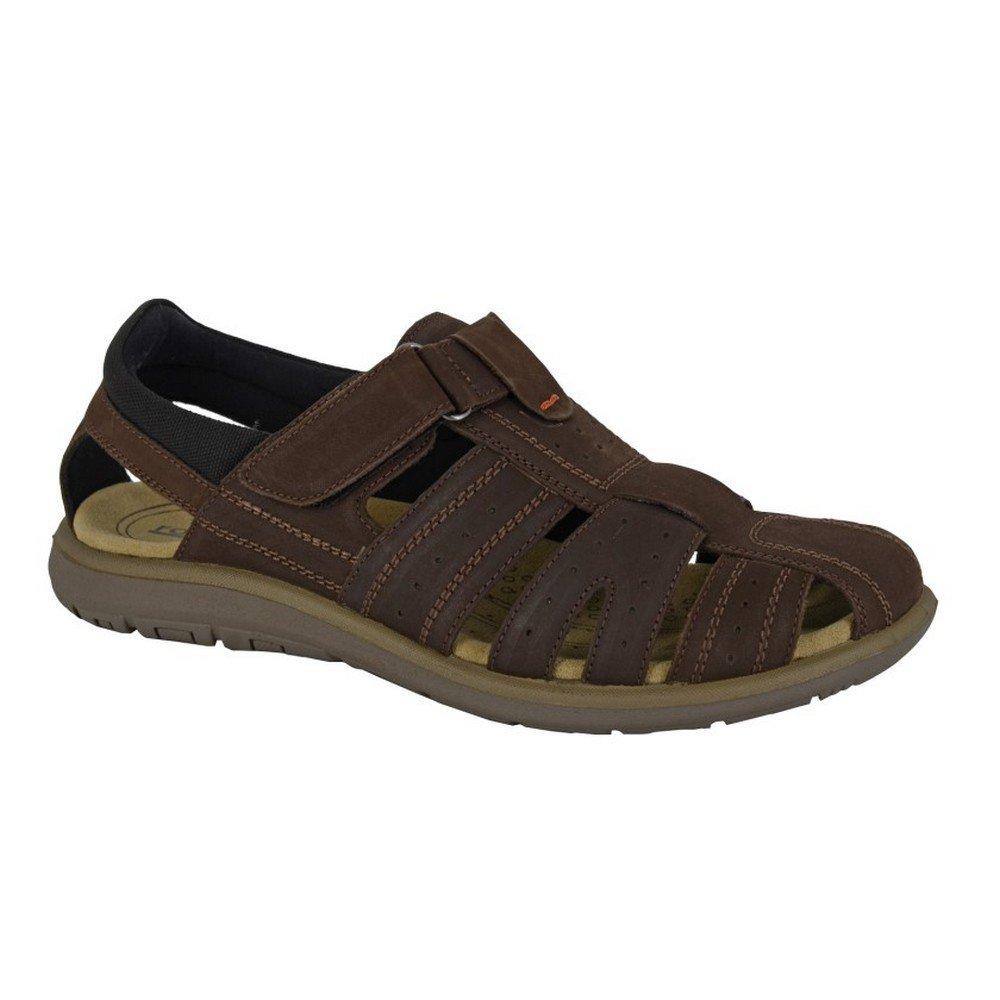 Sandalen, Leder Herren Braun 45.5 von Roamers