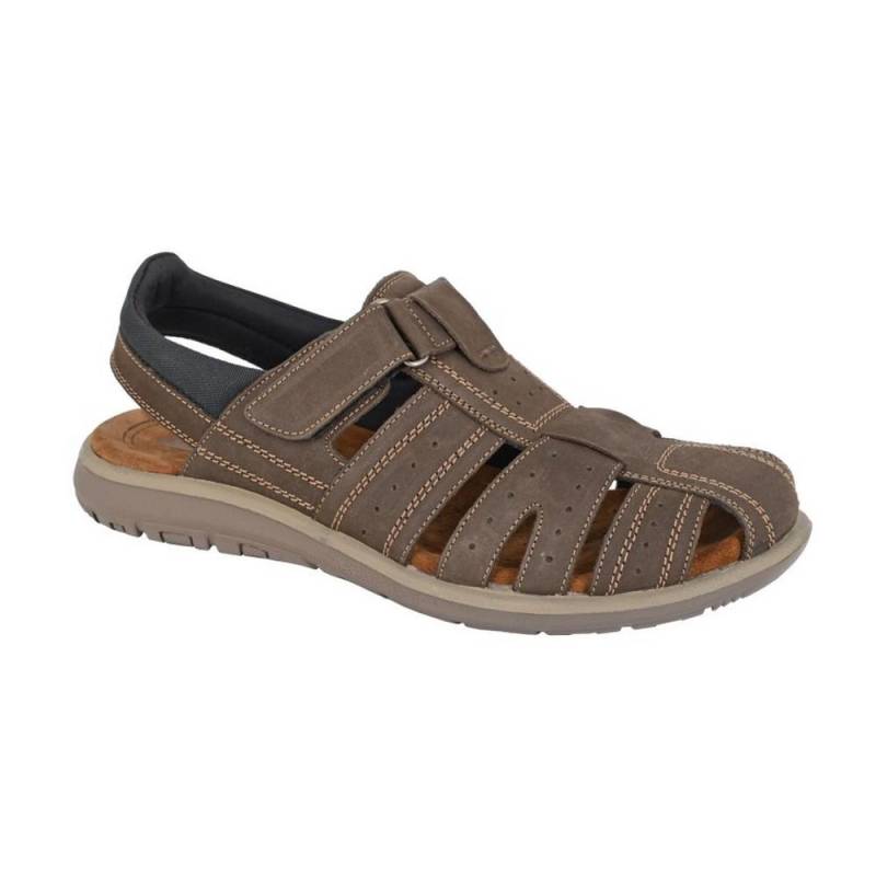 Sandalen, Leder Herren Braun 45.5 von Roamers