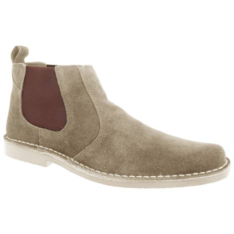 Roamers - Stiefel Stiefelette DesertBoots, Wildleder, für Herren, Taupe, Größe 42 von Roamers