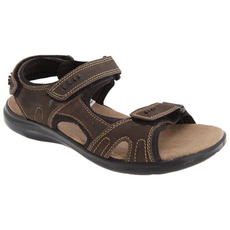 Sport Sandalen Mit 3 Riemen Herren Braun 42 von Roamers