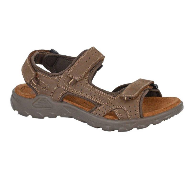 Roamers - Sportsandalen, Leder, für Herren, Braun, Größe 42 von Roamers