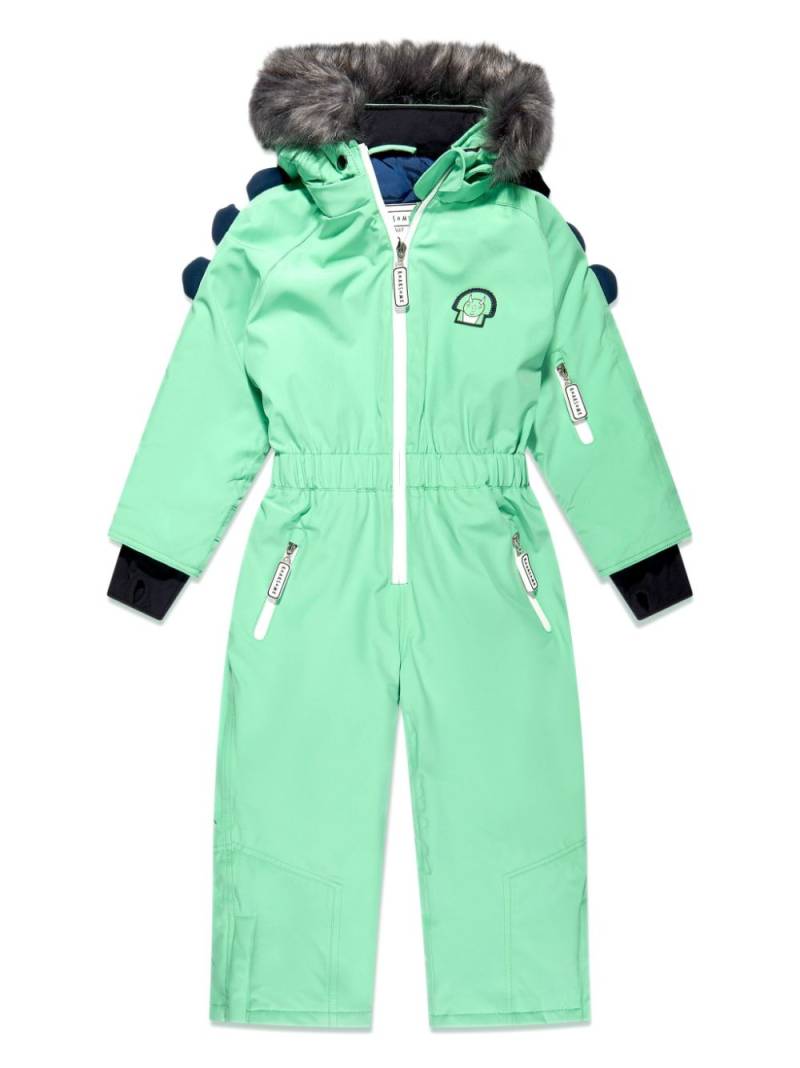 Roarsome Spike The Dinosaur waterproof ski suit - Green von Roarsome