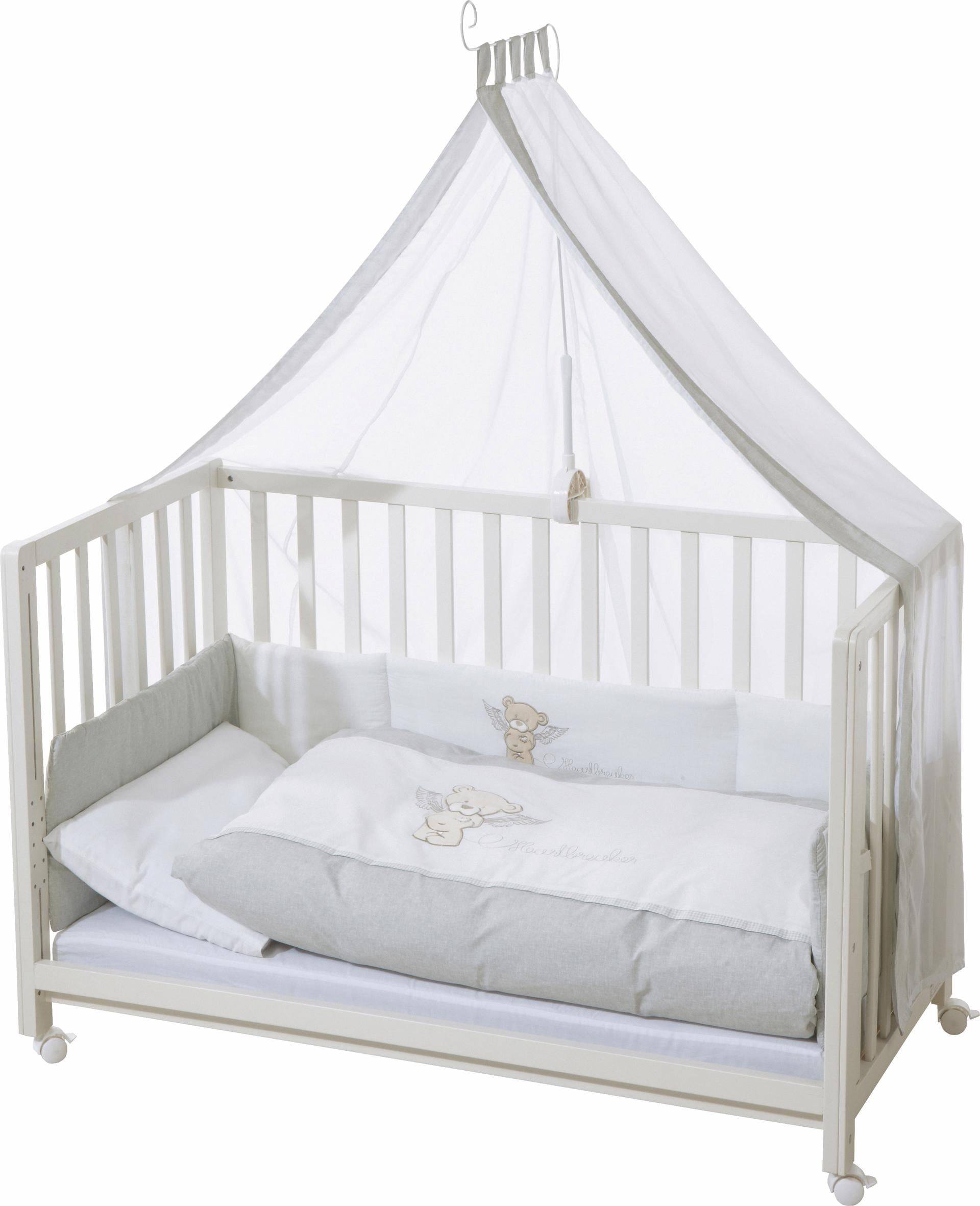 roba® Babybett »Room bed - Dekor Heartbreaker«, als Beistell-, Kinder- und Juniorbett verwendbar von Roba®