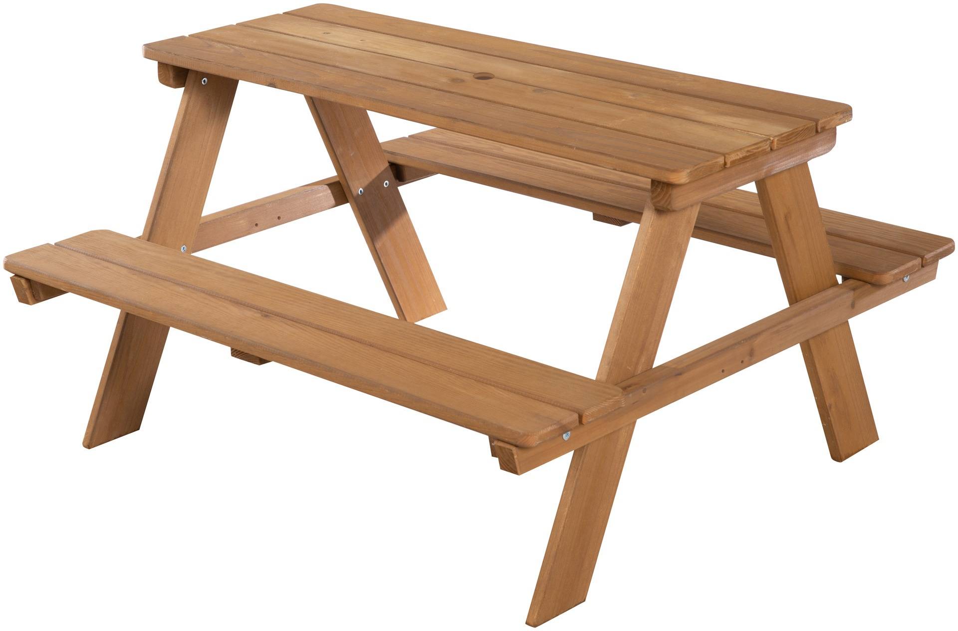 roba® Kindersitzgruppe »Picknick for 4 Outdoor Deluxe, Teakholz-Optik«, mit abgerundeten Ecken von Roba®