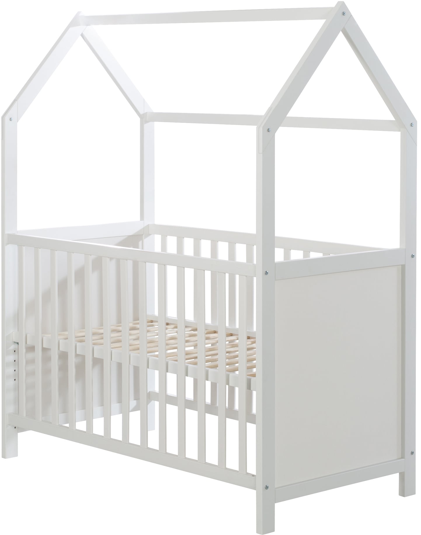 roba® Babybett »Hausbett 60x120, weiss«, FSC®-Holz aus gewissenhaft bewirtschafteten Wäldern von Roba®