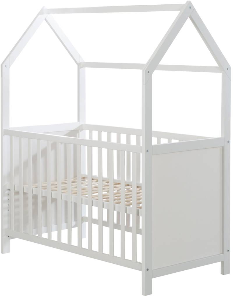 roba® Babybett »Hausbett 60x120, weiss«, FSC®-Holz aus gewissenhaft bewirtschafteten Wäldern von Roba®