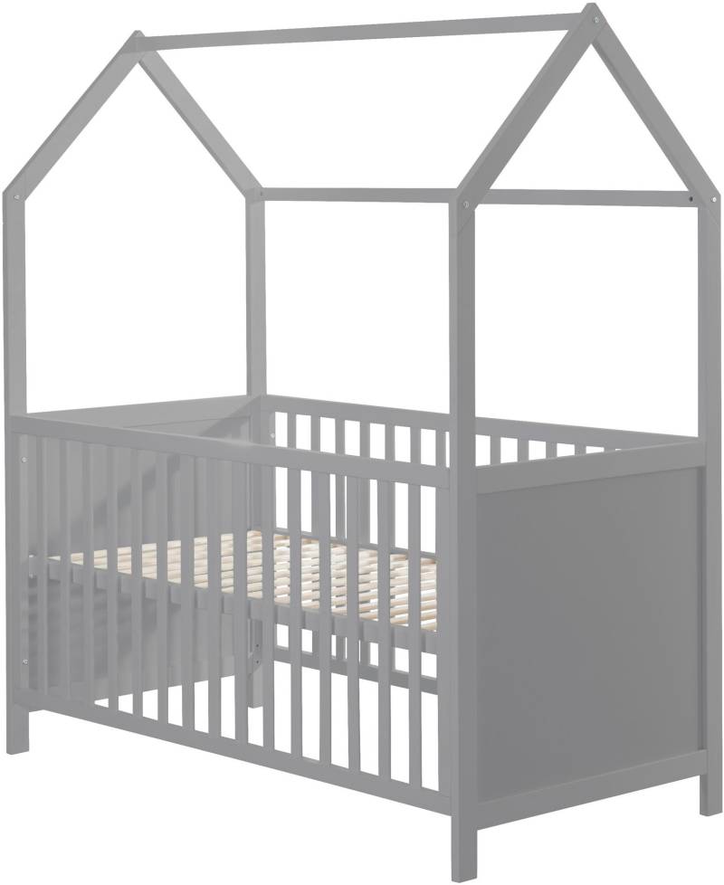 roba® Babybett »Hausbett 70/140, taupe«, FSC®-Holz aus gewissenhaft bewirtschafteten Wäldern von Roba®