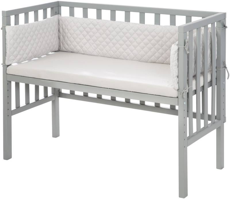 roba® Beistellbett »2in1 roba Style, taupe«, mit Matratze, Nestchen und Sicherheitsbarriere von Roba®