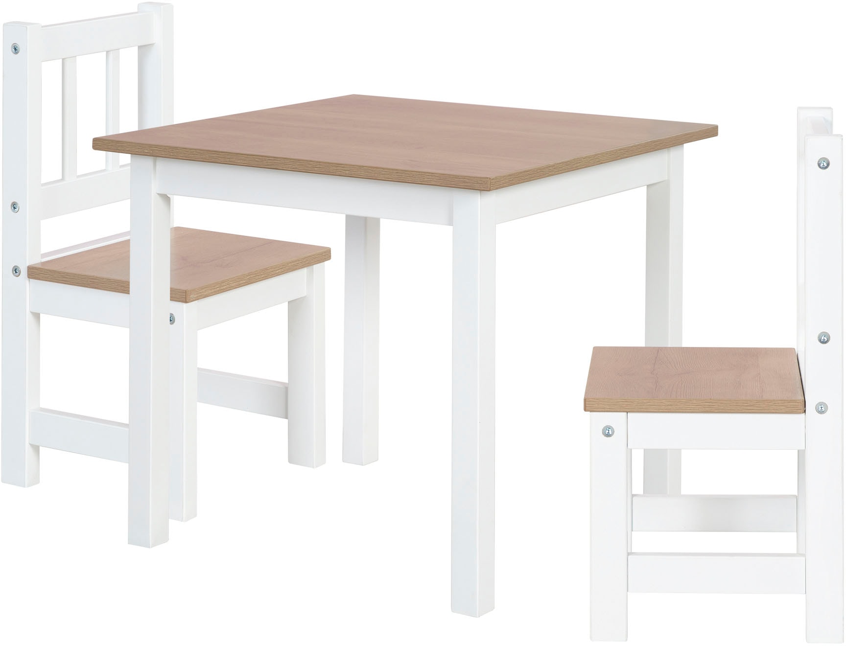 roba® Kindersitzgruppe »Woody, Holzdekor/weiss«, (3 tlg.) von Roba®