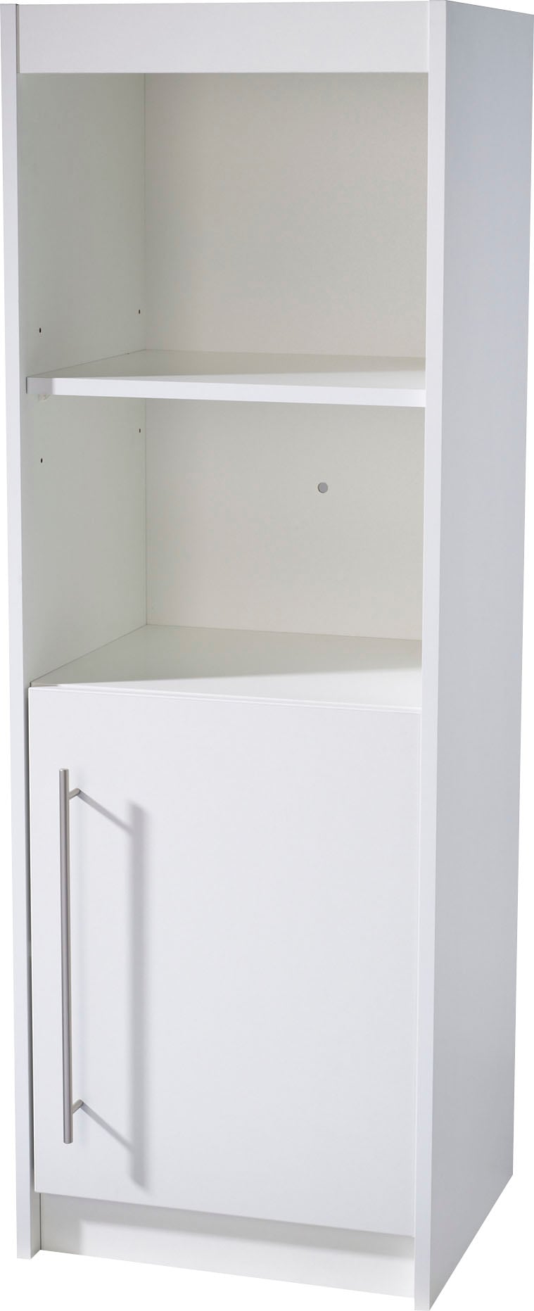 roba® Standregal »Regal Maren 125 cm hoch - Weiss«, modernes Bücher- oder Dekoregal, 2 offene Fächer, 1 Tür mit 2 Fächern von Roba®