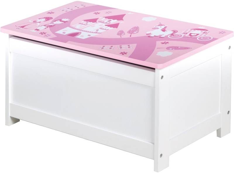 roba® Truhe »Krone, rosa/pink«, mit Deckelbremse; fürs Kinderzimmer von Roba®