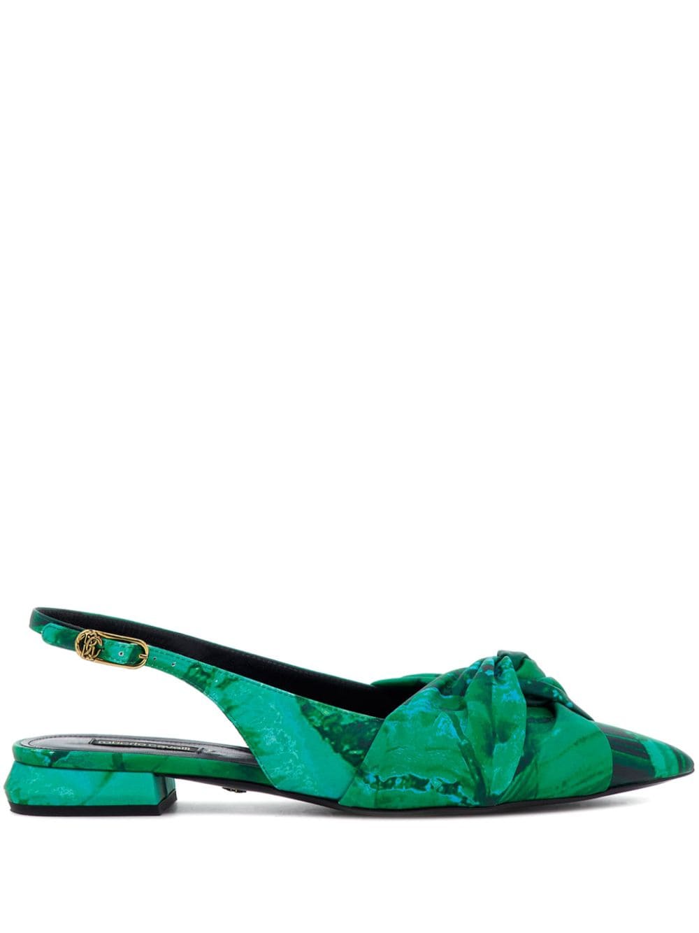 Roberto Cavalli Le Pettegole slingback pumps - Green von Roberto Cavalli