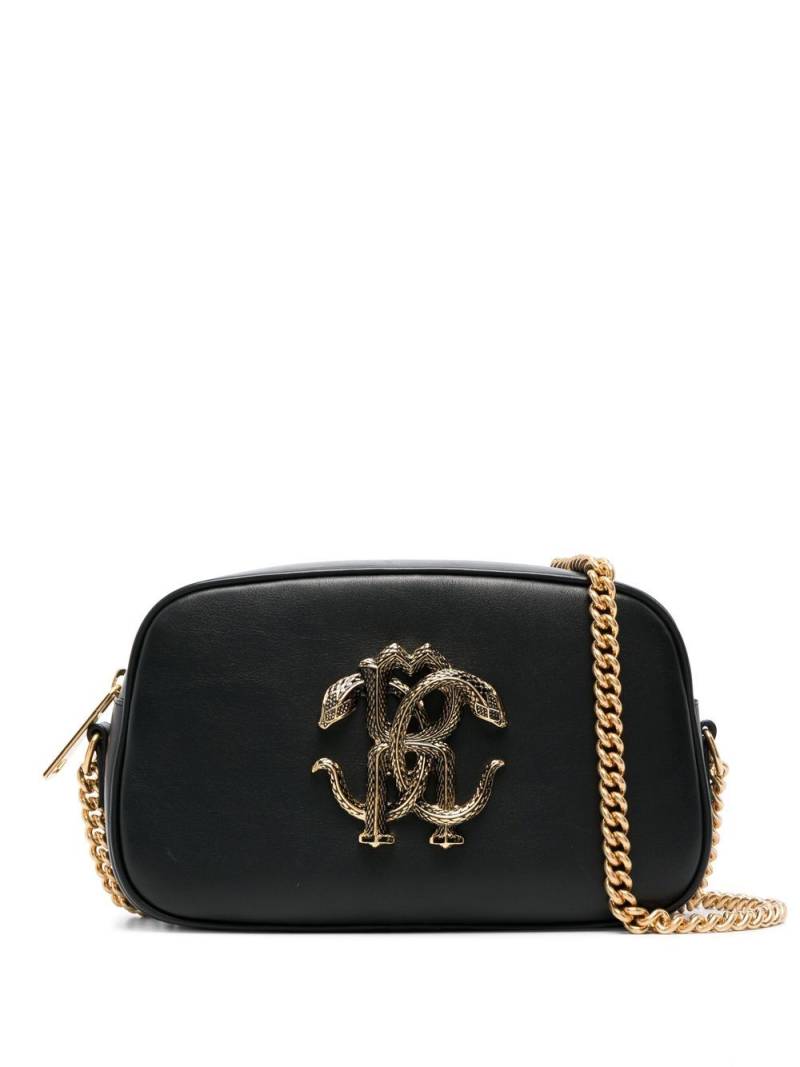 Roberto Cavalli Mirror Snake shoulder bag - Black von Roberto Cavalli