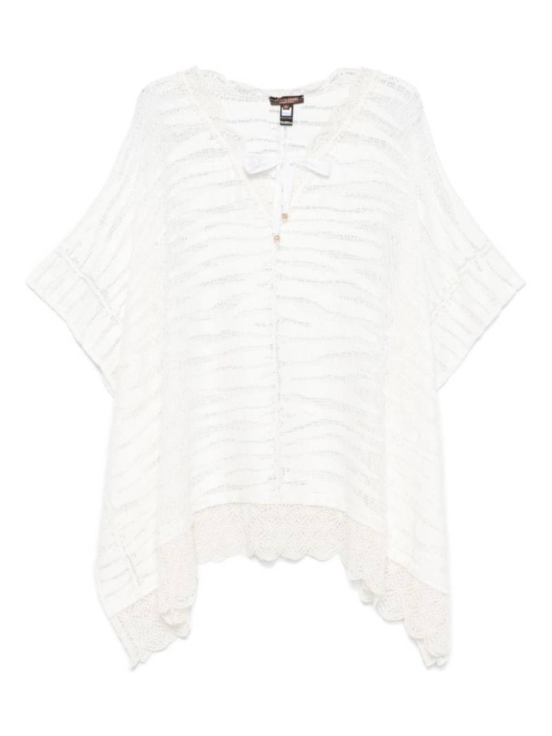 Roberto Cavalli animal-pattern cover-up - White von Roberto Cavalli