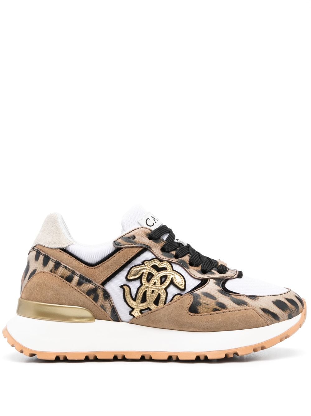 Roberto Cavalli animal-print low-top sneakers - Neutrals von Roberto Cavalli