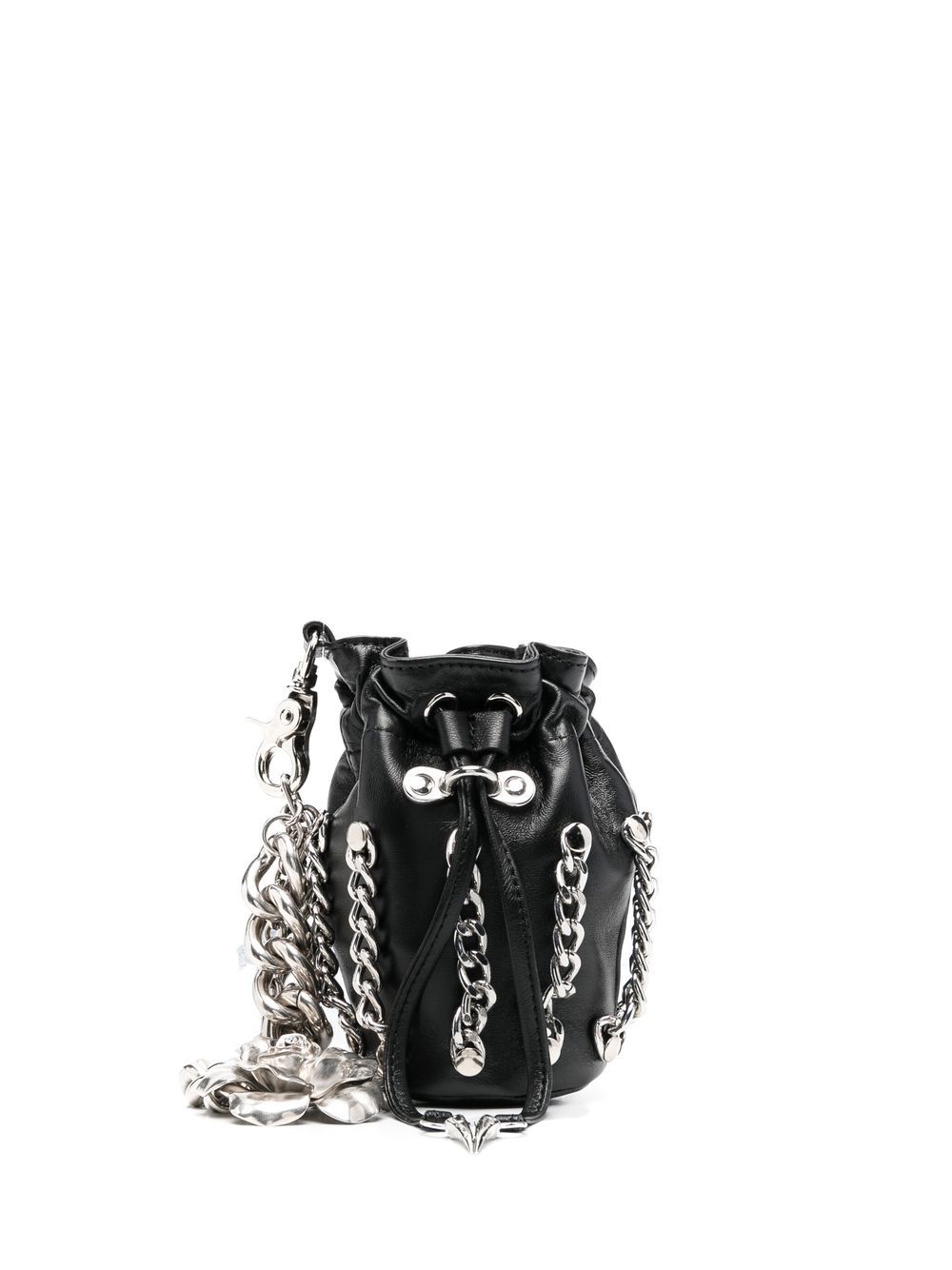 Roberto Cavalli chain-embellished mini bag - Black von Roberto Cavalli