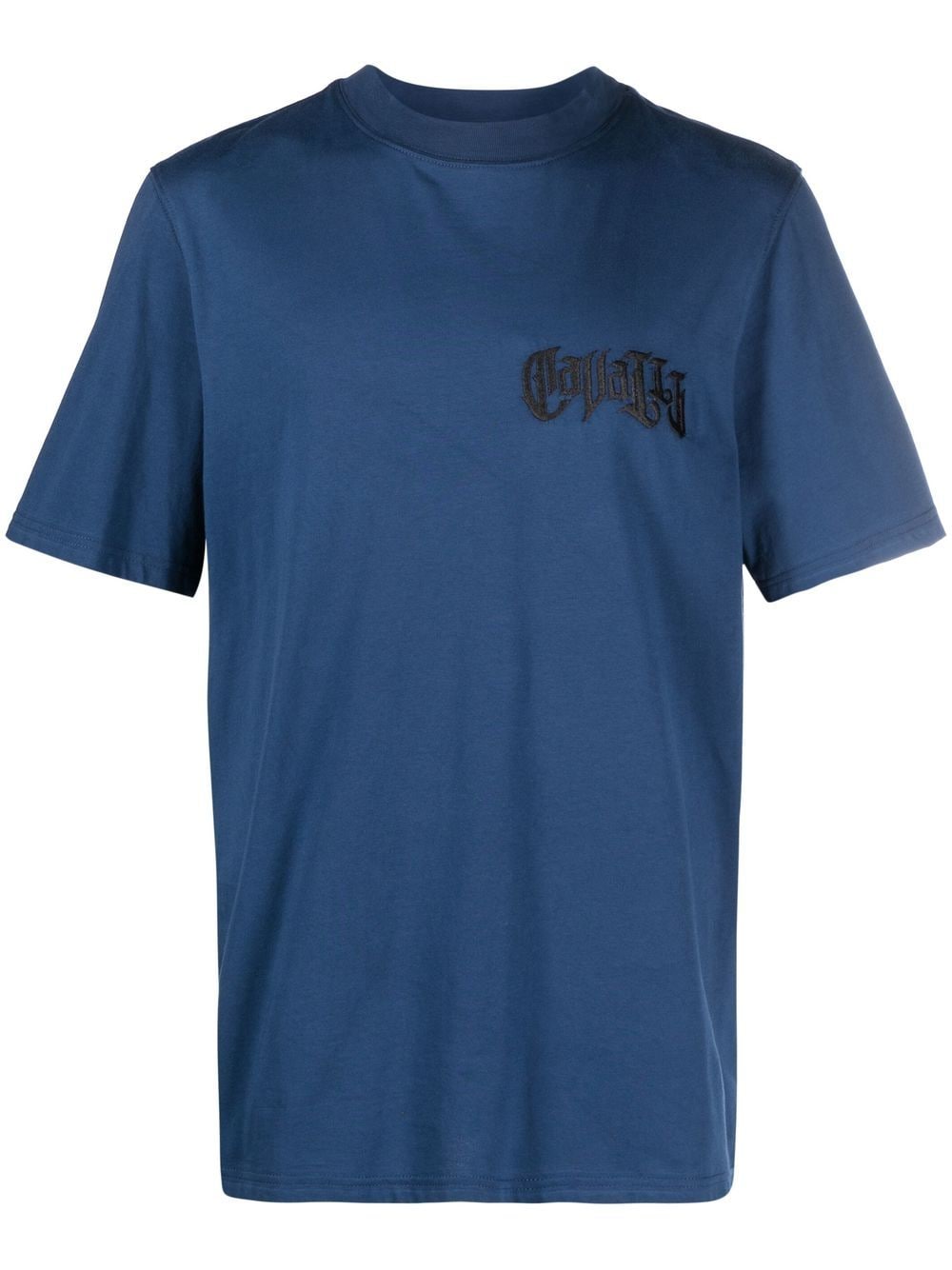 Roberto Cavalli embroidered logo T-shirt - Blue von Roberto Cavalli