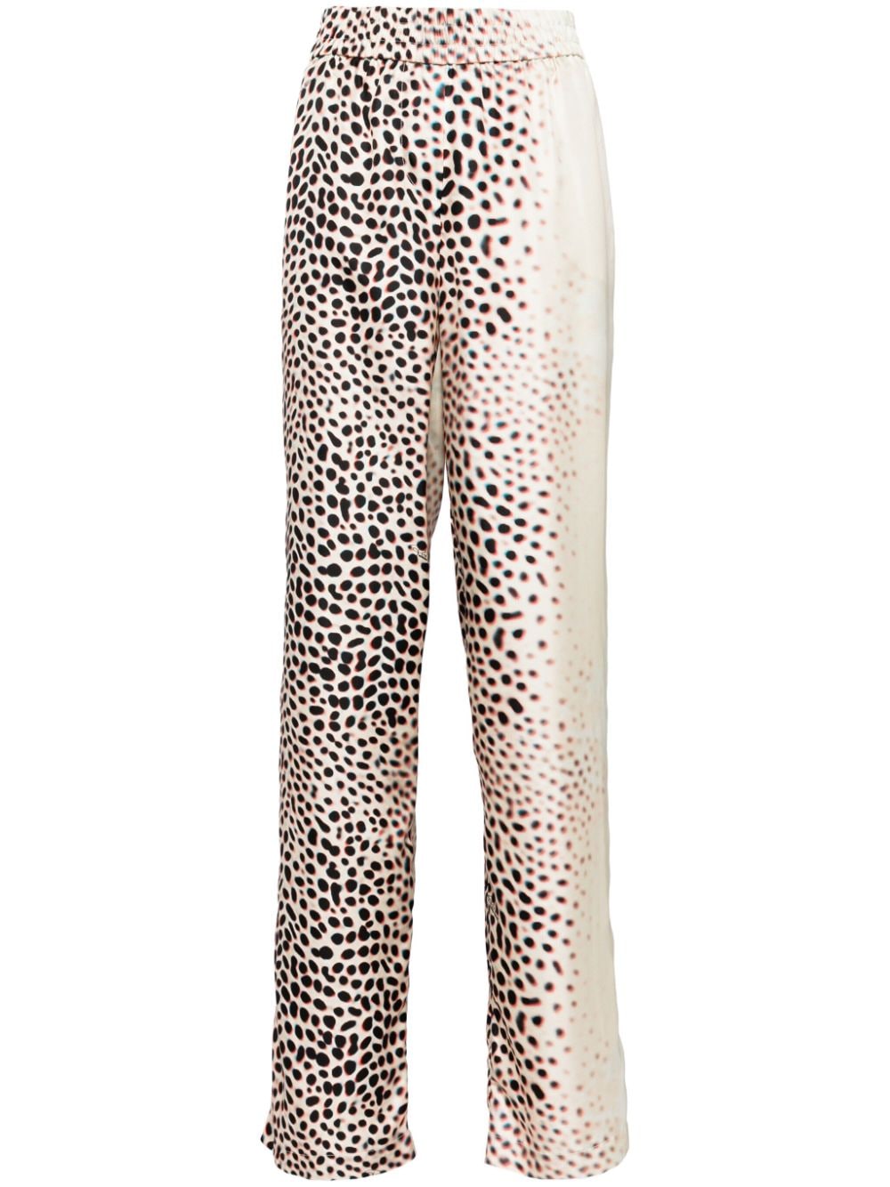 Roberto Cavalli graphic-print straight trousers - Neutrals von Roberto Cavalli